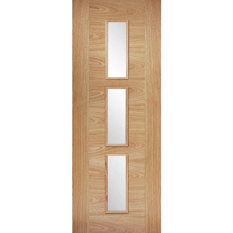 Internal Pre-Finished Oak Sofia Glazed Door